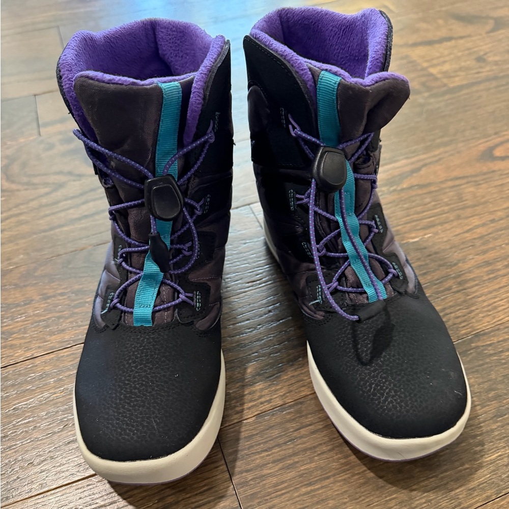 Merrell Waterproof Kids Snow Boots - Purple/Black